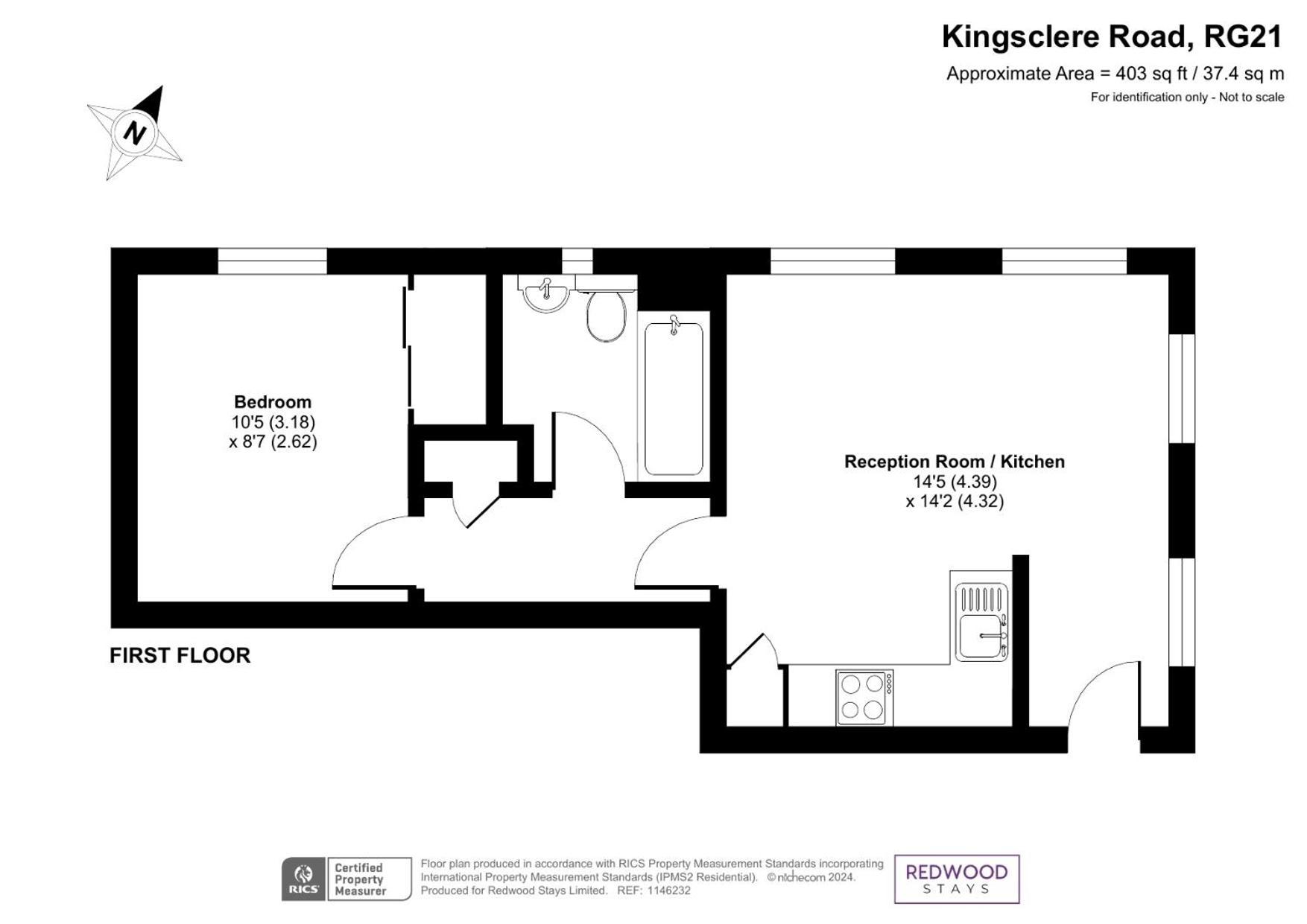 Redwood Stays: Modern Serviced Apartments with Free Parking & Streaming Basingstoke Exterior photo